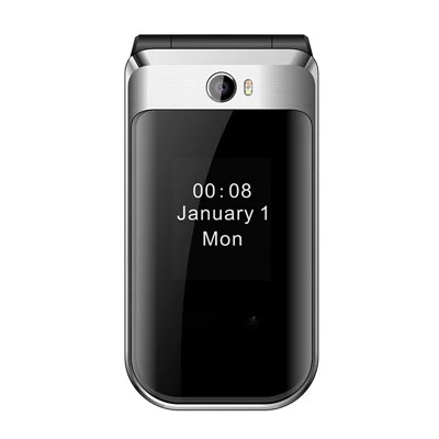 デュアルスクリーン 4G フリップシニアフォン